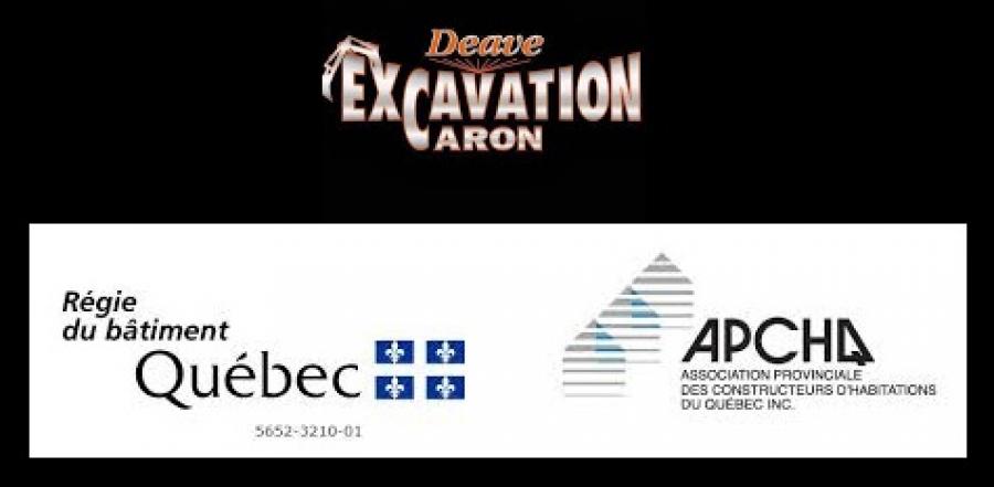 EXCAVATION DEAVE CARON INC. Logo